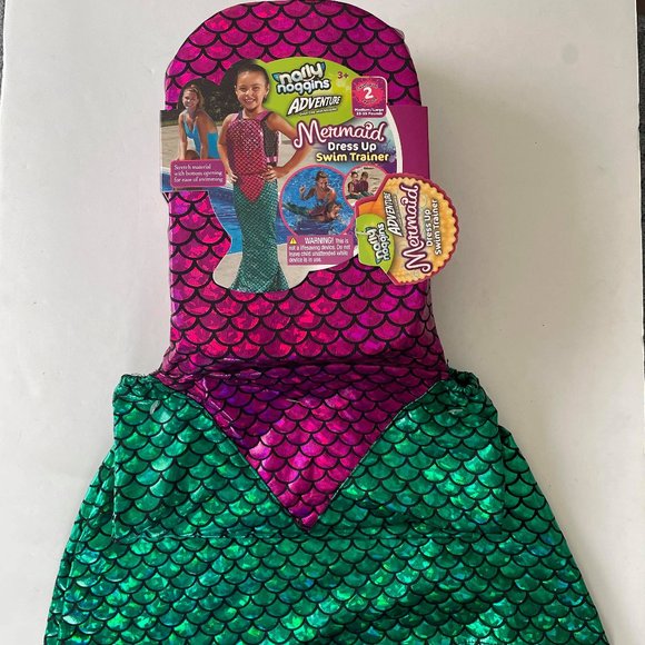 NWT Mermaid Dress Up Swim Trainer M-L (33-55 lbs) - Picture 1 of 5